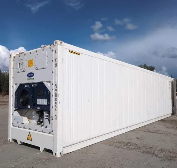 Container frigorific: detaliu - conector electric industrial