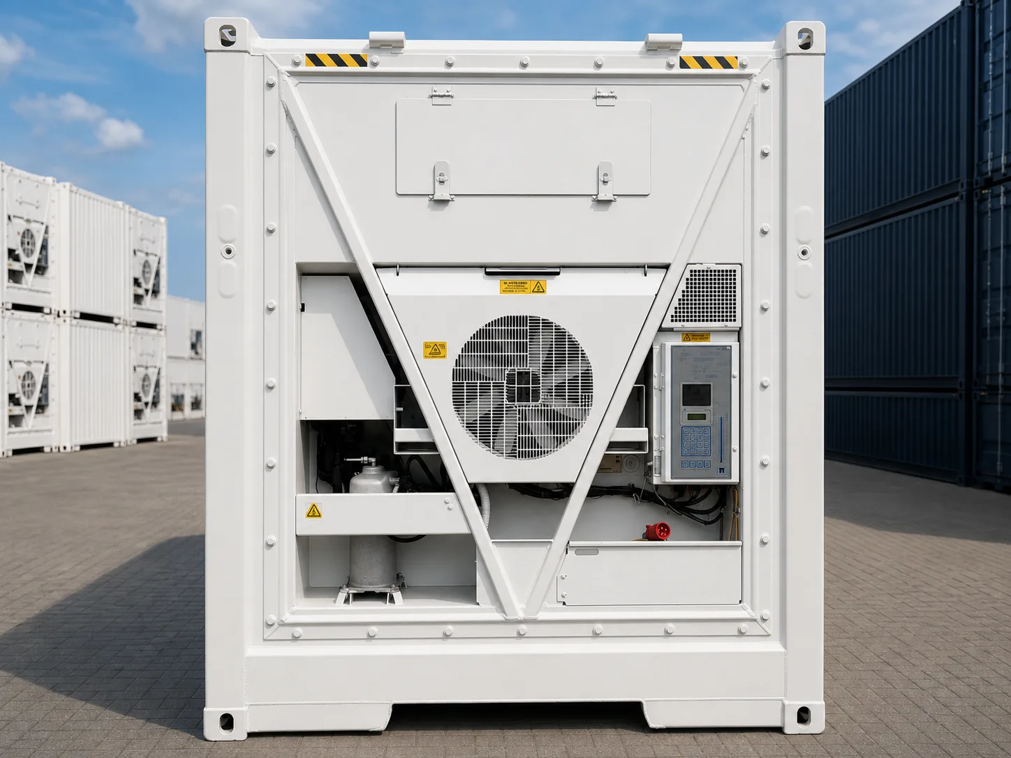 Container frigorific: detaliu - agregat frigorific verificat