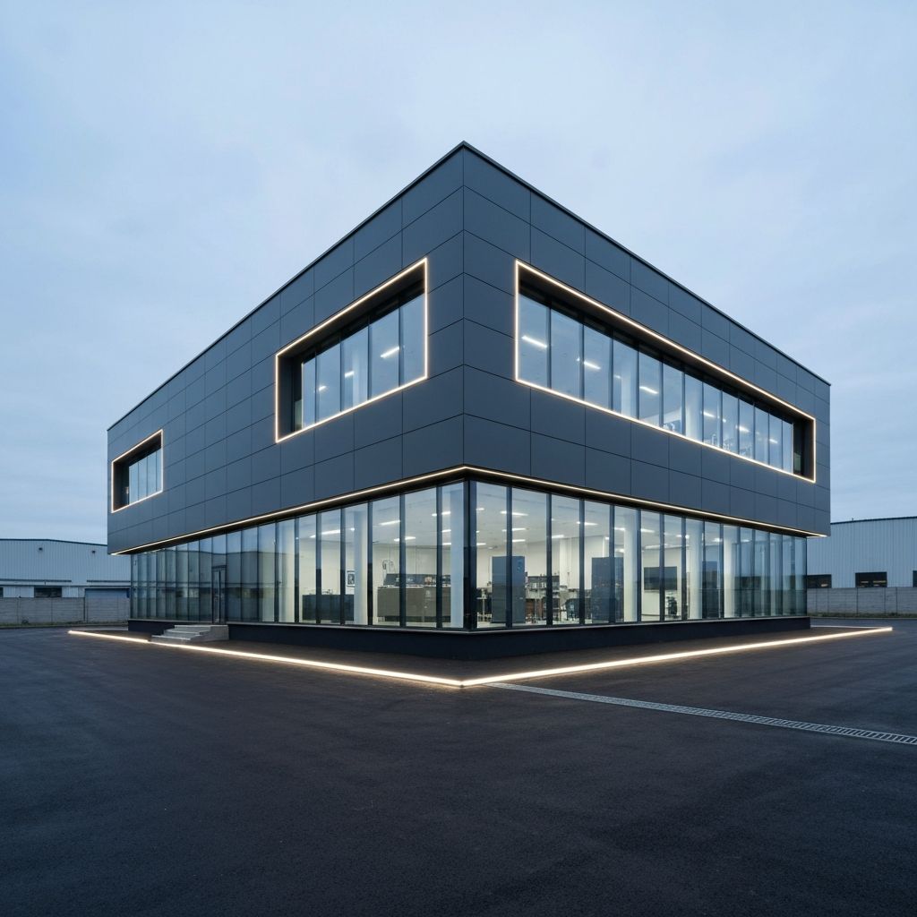 Container frigorific reefer ATMOS, pe o platformă industrială